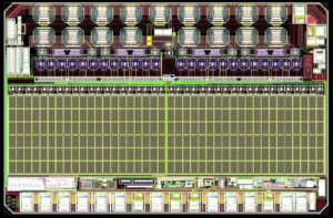 Layout image of MEMs Switch Driver chip.