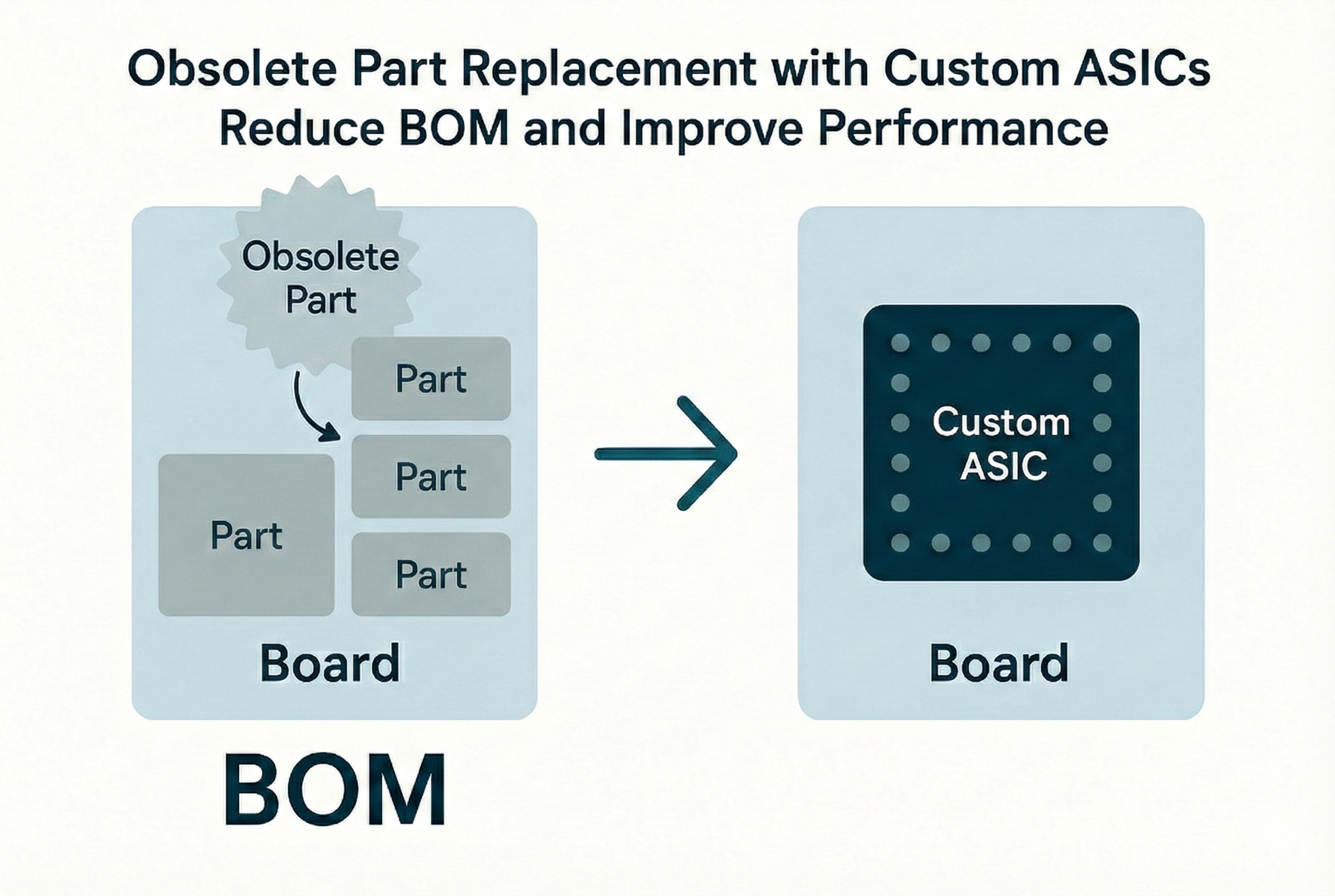 Obsolete Part Replacement with Custom ASICs