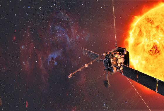 Solar orbiter satellite imager