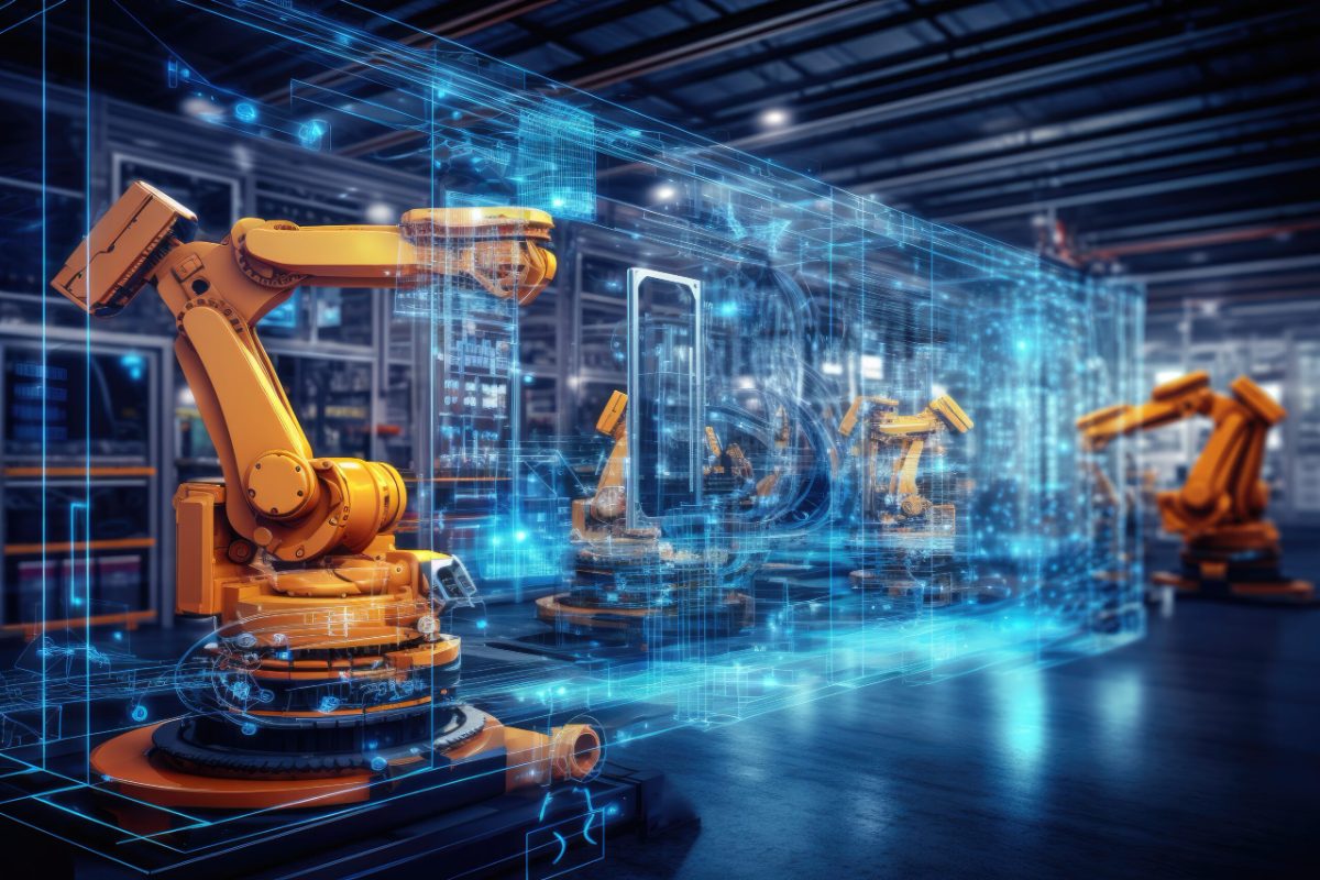 Automated industrial production line